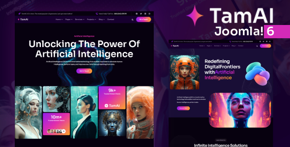 Tamai – Creative Joomla 6 Template for Portfolios & Agencies