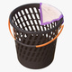 Plastic Laundry Basket M1 - 3DOcean Item for Sale