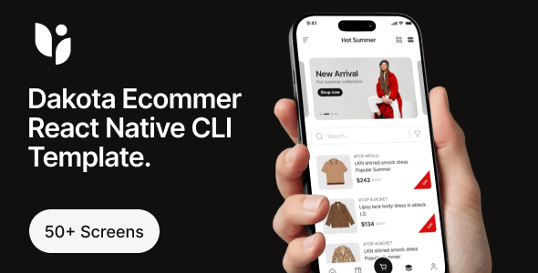 Dakota - Ecommerce React Native CLI Template