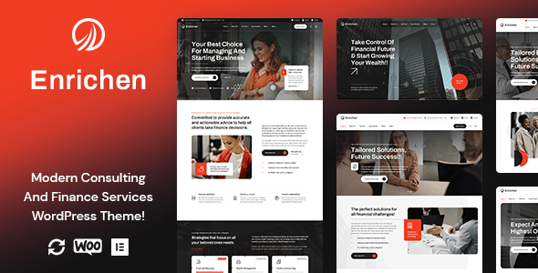 Enrichen - Consulting And Finance Services WordPress Theme