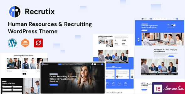 Recrutix - Human Resources & Recruiting WordPress Theme