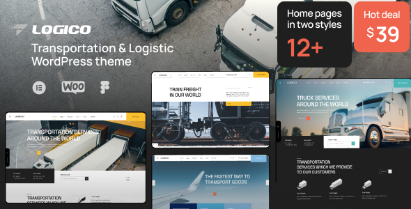 Logico | Transportation & Logistics WordPress Theme