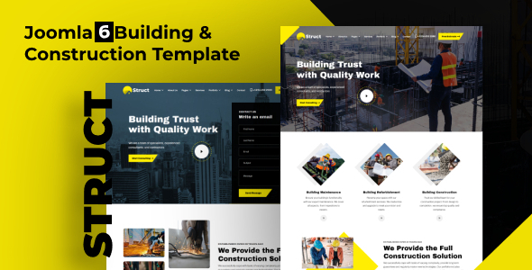 Struct - Joomla 6 Building & Construction Template
