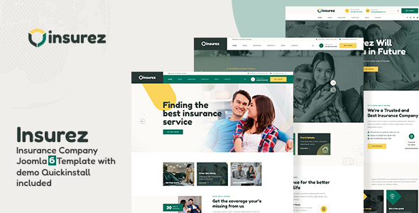Insurez - Insurance Company Joomla 6 Template