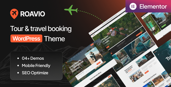 Roavio  - Tour & Travel Booking WordPress Theme