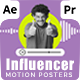 Influencer Motion Posters - VideoHive Item for Sale
