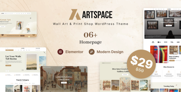 ArtSpace - Wall Design Online & Print Shop WordPress theme
