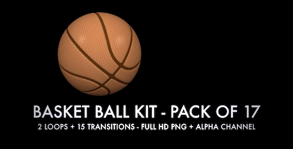 Basket Ball Kit - 2 Loops + 15 Transitions
