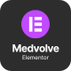Medvolve - Dark Medical Assistive Technology Website Elementor Template Kits - ThemeForest Item for Sale
