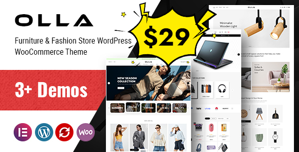 Olla - Furniture &  Fashion Store WordPress WooCommerce Theme