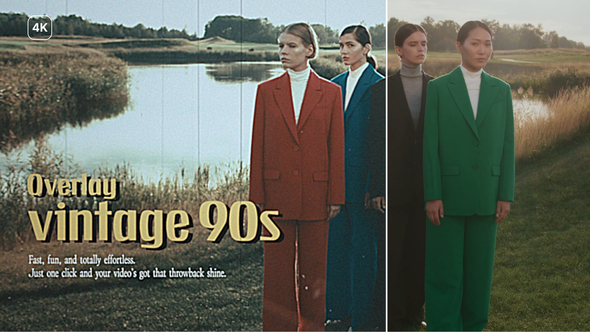 Vintage 90s Overlay