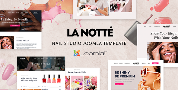 La Notte - Nail Salon Beauty Parlour Joomla Template | Beautician
