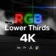 RGB \ Lower Thirds / Black & White Bold Titles – Minimal Design Pack - VideoHive Item for Sale