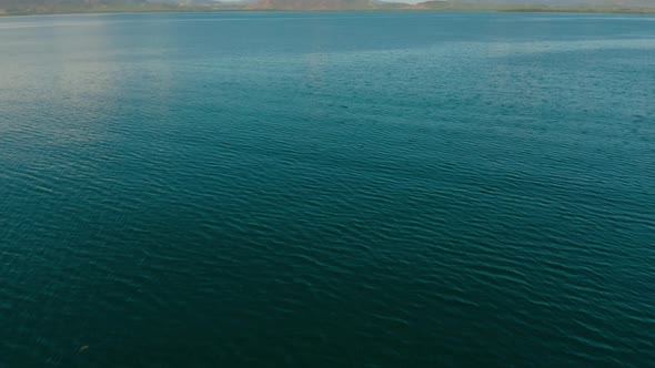 Seascape with Tropical Islands and Blue Sea Palawan Philippines