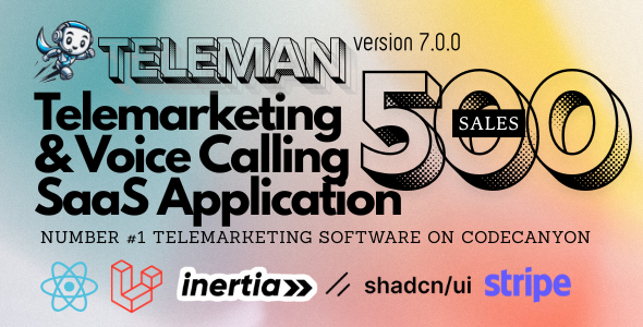 Teleman - Telemarketing & Voice Calling SaaS Application