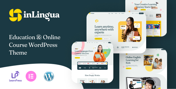 inLingua - Education & Online Course WordPress Theme