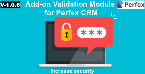 Add-on Password Validation Module for Perfex CRM