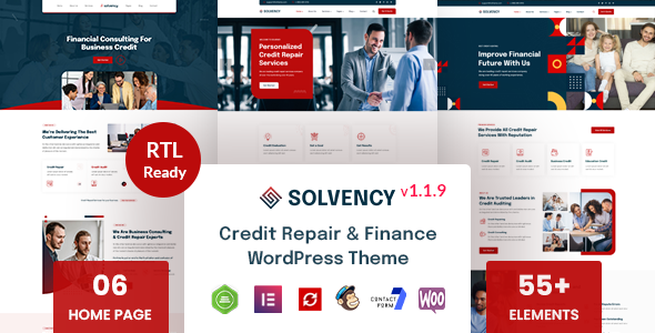 Solvency - Finance & Credit Repair WordPress Theme