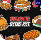 Thanksgiving Stickers Pack - VideoHive Item for Sale