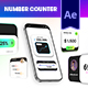 Number Counter UI - Infographic - VideoHive Item for Sale