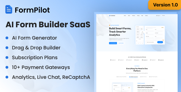 FormPilot - AI Form Builder SaaS