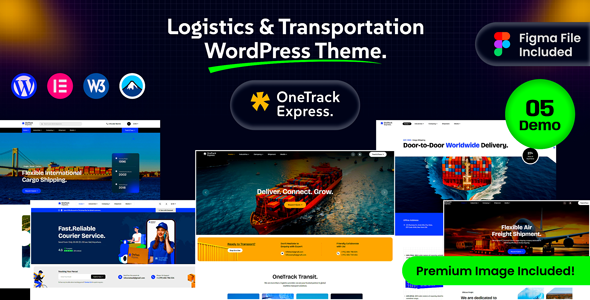 Onetrack – Logistics & Transportation WordPress Theme