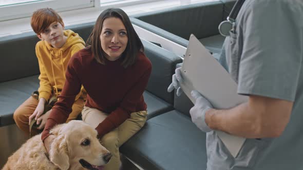 Vet Consultation At Clinic