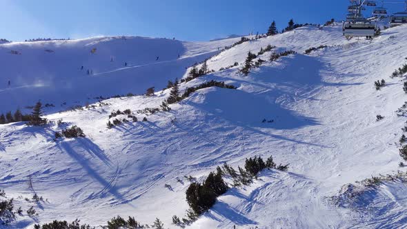 Winter Tauplitz Alm near Bad Mitterndorf, Austria