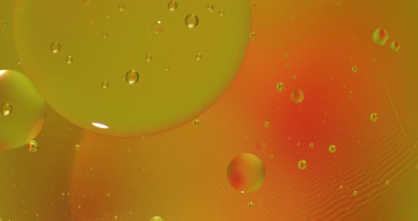 Fantastic Structure of Colorful Bubbles. Chaotic Motion. Abstract Background