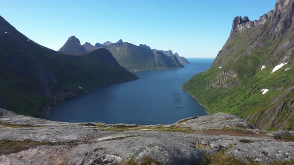 Track on the Barden, Norway,island Senja