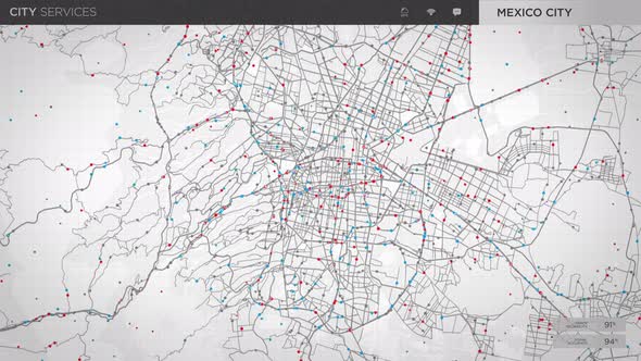 Computer navigation system observing and monitoring public transport on the map alt