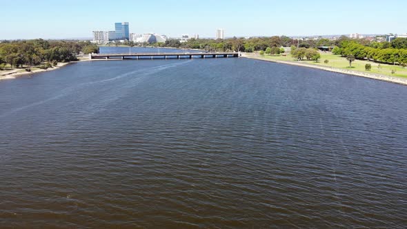 Aerial View of a Riverside in Australia