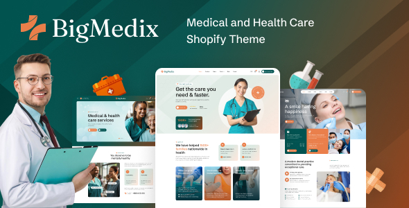 Ap BigMedix - Health Care Service Shopify Theme