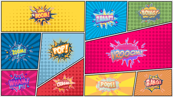 Unfold Comic Bubble Text