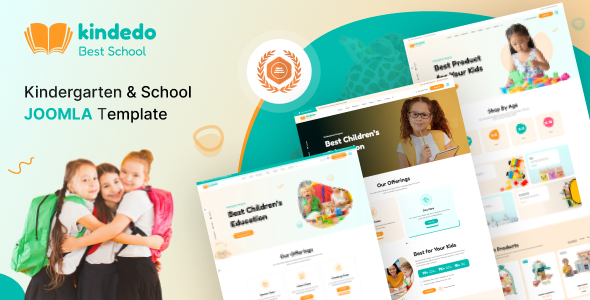 Kindedo - Kindergarten & School Joomla Template