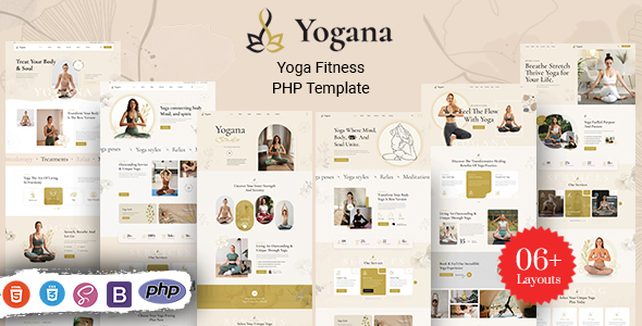 Yogana - Yoga Fitness PHP Template