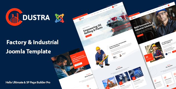 Dustra - Factory & Industrial Joomla Template