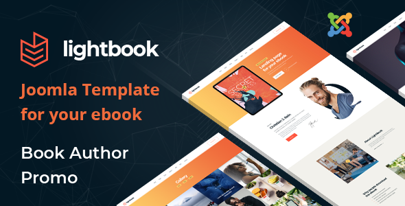 Lightbook - Book Author Promo Joomla Template | Writers