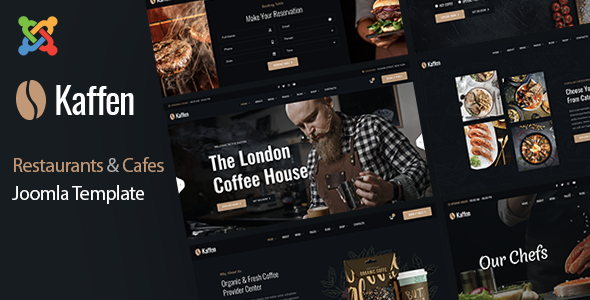 Kaffen - Restaurant Joomla Template | Coffee Shop