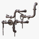 Industrial Pipe System with Chains M1 - 3DOcean Item for Sale