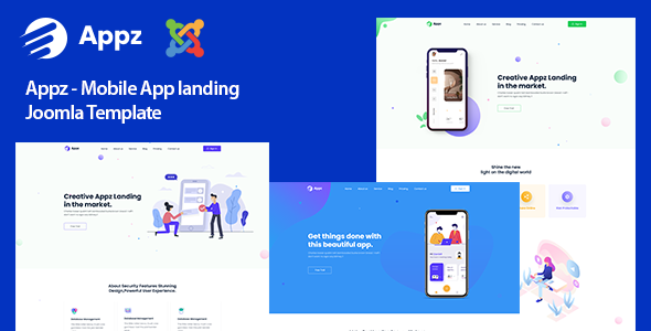 Appz - Mobile App landing Joomla Template