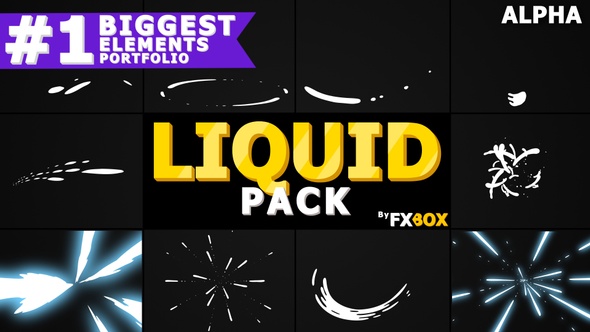 Cartoon Liquid | Motion Graphics Pack alt