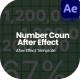 Number Count After Effect Template - VideoHive Item for Sale
