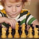Pre-school Boy Fascinated by the Game of Chess. - VideoHive Item for Sale