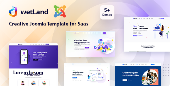 Wetland - MultiPurpose Joomla Template for Startup