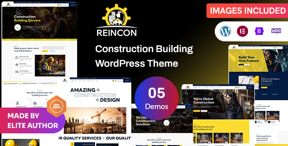 Reincon - Construction WordPress Theme