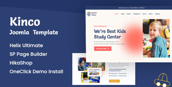 Kinco - Joomla 6 Day Care & Kindergarten