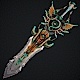 Fantasy Sword 11 Stylized Game Ready 3d Model - 3DOcean Item for Sale