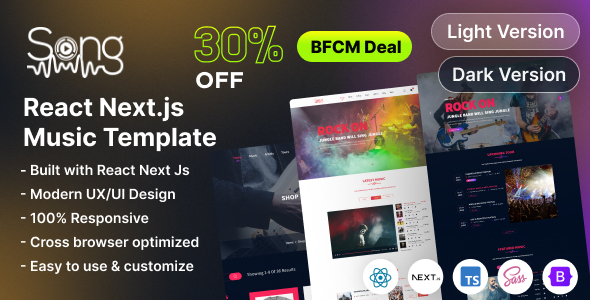 Song – React Next.js Music Template