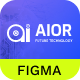 Aior - AI Startup & Technology Figma Template - ThemeForest Item for Sale